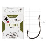 Крючки COBRA CARP CC303 #4 (уп.8шт) CC303-004