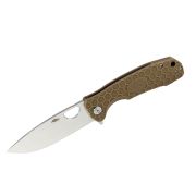 Нож Honey Badger Flipper D2 L (HB1010) с песочной рукоятью