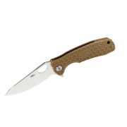 Нож Honey Badger Leaf D2 L (HB1381) с песочной рукоятью