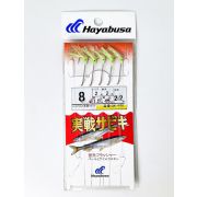 Самодур HAYABUSA QK-078 #8 (поводок 0.235mm, леска 0.235mm, гирлянда 2.20m)