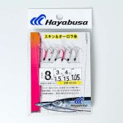 Самодур HAYABUSA QK-090 #8 (поводок 0.285mm, леска 0.330mm, гирлянда 1.05m)