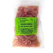 Наживка для ловли морской рыбы WELL BAITS Кальмар со вкусом Сайры и Чеснока (150гр)