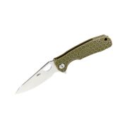 Нож Honey Badger Leaf D2 M (HB1388) с зелёной рукоятью