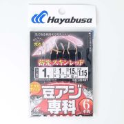 Самодур HAYABUSA HS387 #1 (поводок 0.165mm; леска 0.205mm; гирлянда 1.15m)