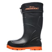 Сапоги мужские KAURY PRESIDENT ЭВА (с манжетой, утепл.) ЧЕРНО-ОРАНЖЕВЫЕ р.43-44 950-65 PW