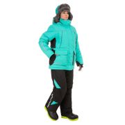 Костюм зимний женский MIRA 10/10 К (тк.Шелтер) (цв.Aqua Green/Black) -40С р.XL (T-M-XL-50-170-G)
