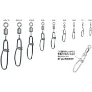Вертлюг с застежкой UG CRR (черн.) 2х6(тест 80кг) (3шт.) 014798
