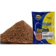 Прикормка WELL Baits Биг Фиш Фидер Универсальная Арахис+Орехи 500гр