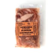Наживка для ловли морской рыбы WELL BAITS Кальмар со вкусом Скумбрии (150гр)