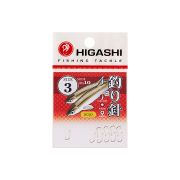 Крючок HigashiSode ringed #3 Gold (10шт)