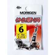 Вертлюг с застежкой MORIGEN E-216 #6 (уп.6шт)