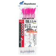 Снасть для морской рыбалки HAYABUSA SD870 #18-10 (4.05m, поводок 0.52mm, леска 0.66mm)