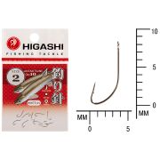Крючок Higashi Akitakitsune ringed #2 White UV 10шт.