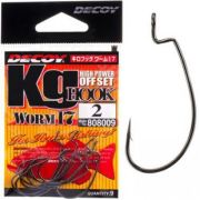 Крючки офсетные DECOY Worm17 KG Hook #6 NS Black (уп.9шт) (808078)