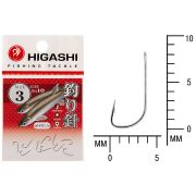 Крючок HigashiSode ringed #3 White UV (10шт)