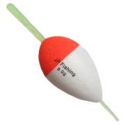 Поплавок JPFISHING 25гр EPS (красно-белый, палочка светонакопительная)