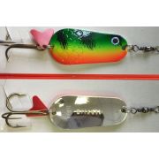 Блесна DAM Effzett Standart 60gr 100mm Fire Tiger\Silver 56013