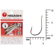 Крючок Higashi Umitanagoringed#1 White UV (10шт)