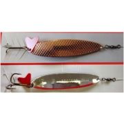 Блесна DAM Effzett Slim Standart 24gr 85mm Медь\Серебро с красн полосой 70847