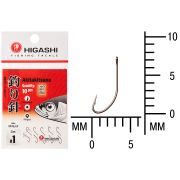 Крючок Higashi Akitakitsune ringed #1 White UV 10шт.