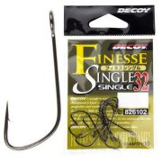Крючки DECOY Single32 Finesse Single #6 (уп.10шт) (826089)