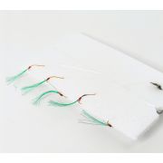 Самодур для ловли сельди #12 (леска 0.21, длина 130см) Green