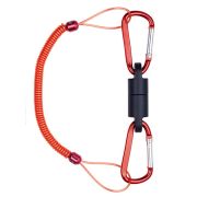 Набор Daiichiseiko Carabiner Holder MG5000 (страховочный тросик+2 магнита с карабином) Red 332680