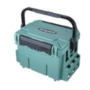 Ящик рыболовный Meiho BUCKET MOUTH BM-7000 GREEN (540×340×350mm) 6802