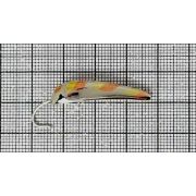 Жук на навагу с Жалом №5 P (30мм) (6,7гр) (незильбер+спина незильбер+латунь+каро)