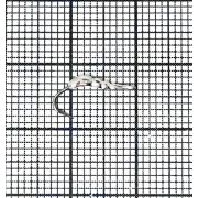 Блесна махалочная Криль P (10мм) (серебро)