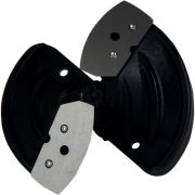 Голова режущая ледобура Iceberg-130 (R) v2.0/v3.0 (правое вращение) в сборе (радиусные ножи+футляр)