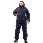 Костюм зимний Grayling Камчатка 2020 -45C (тк.Таслан) (цв.Синий/Оранжевый) р.68-70/182-188