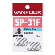 Крючки VANFOOKSP-31F #8 fusso black (уп.16шт)