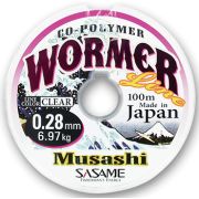 Леска SASAME Musashi Nylon Wormer 0.35mm 10.67g 100m