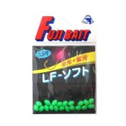 Бусины силиконовые FUJIBAIT LF Luminous Soft Beads #3.5 Green 7131