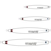 Пилькер TAMA JIG 2WAYspikyRe:BORN Tough 165g 143mm #S-SH Silver/Square Holo 498834