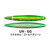 Пилькер TAMA JIG 2WAYspikyRe:BORN Round 175g 150mm #UH-GG Sea Firefly/Gold Green 498148